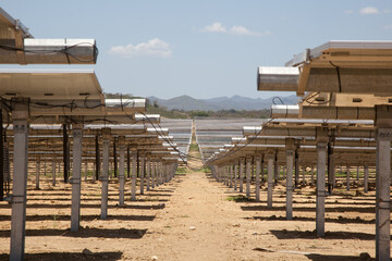 Solar trackers in pv plant