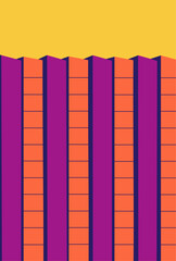 minimalist abstract architecture vector graphic 