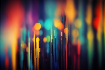 A Colorful Touch to Your Decor: Blurred Photo Wallpaper Background - Generative AI