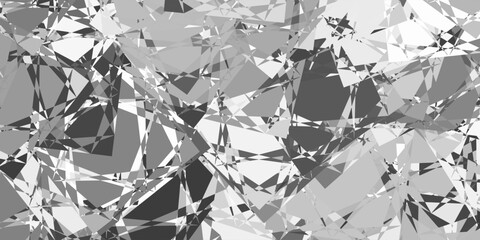 Light Gray vector background with polygonal forms.