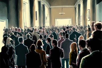 Inspiring Leadership: Dynamic Speaker Captivates Audience at Business Conference