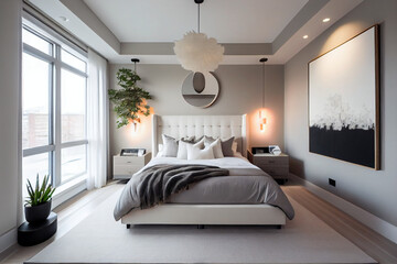 Minimalist Master Bedroom often features a neutral color palette