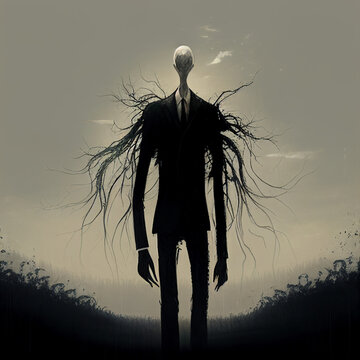 slenderman Scary Stories Creepypastas horror, generative AI