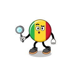 Mascot of mali flag searching
