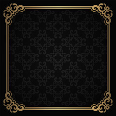 floral pattern, and vintage frame