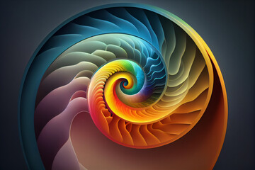Abstract fractal background, 