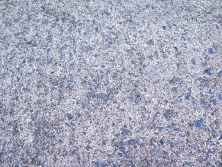 the grey cement ground with little blue stones for decorating background and wallpapers and artworks 