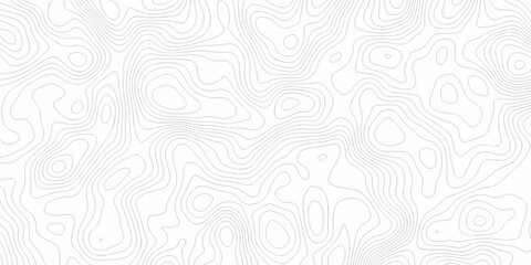 Topographic map. Geographic mountain relief. Abstract lines background. Contour maps. Vector illustration, Topo contour map on white background, Topographic contour lines vector map seamless pattern.