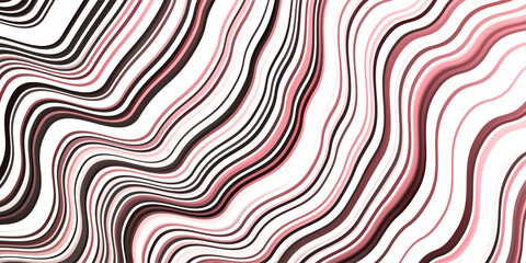 Light Pink, Red vector pattern with wry lines.
