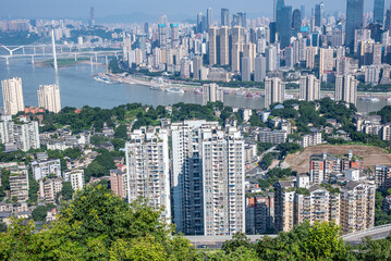 China Chongqing urban real estate building scenery