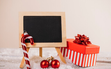 christmas decoration on table