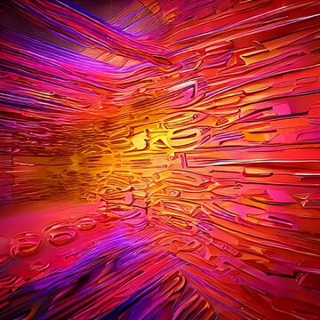 red glass light abstract digital illustration concept 4K HD, very detailed, hyperrealism, hyper Realistic, photo realistic, 4k  generative ai
