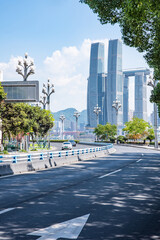 Obraz premium China Chongqing city road scenery