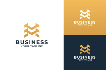 Letter M Property Real Estate Logo Vector