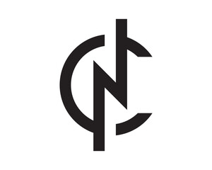 CN Logo For Brand And Company Vector Template.