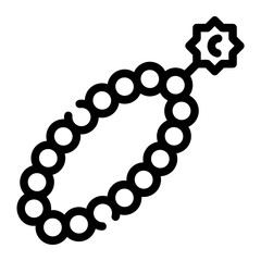 tasbih line icon