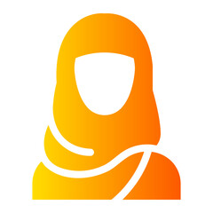 muslim gradient icon
