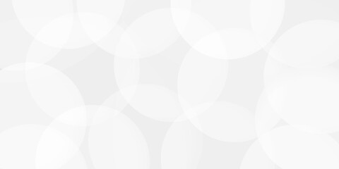 Abstract background with white abstract geometric background with soft light white paper circles in design . Texture with light and shadow. Digital technology wallpaper used in the corporate in design