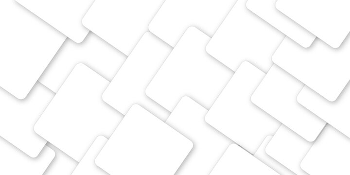 Abstract background with lines white color and vector with geometric design in illustration .soft shadow on neutral light whit textured background.3d architecture pattern design . white paper texture	