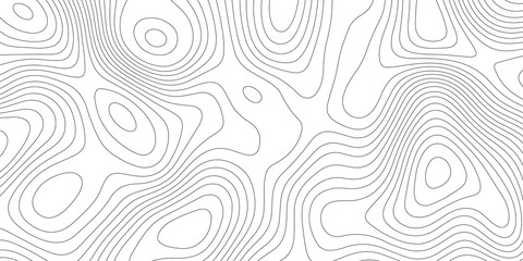 
Topographic map background geographic line map with elevation assignments. Modern design with White background with topographic wavy pattern design.paper texture Imitation of a geographical map shade