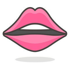 illustration of lips