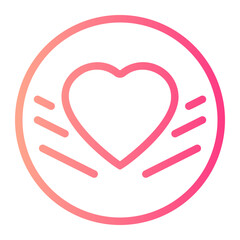 romantic gradient icon