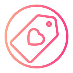 tag gradient icon