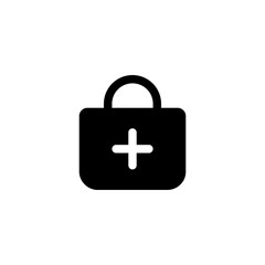 Bag add rounded vector png icon