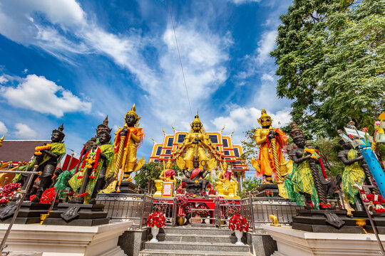 Thao Wessuwan in Chulamanee Temple at Samut Songkhram