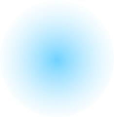 blurry blue circle