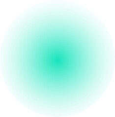 blurred green circle