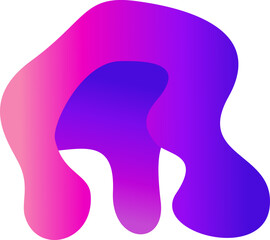 Abstract Gradient Illustration Element