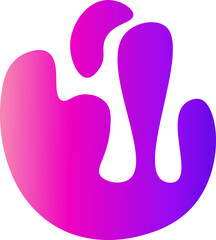 Abstract Gradient Illustration Element