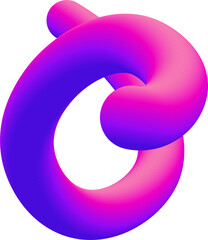 Abstract Gradient Illustration Element