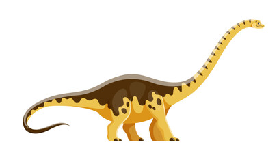 Cartoon Hypselosaurus dinosaur comical character