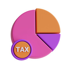 3d pie chart icon