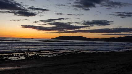 Fototapeta na wymiar Avila Beach California Sunset