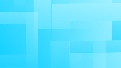 Rectangles shape of different sizes and shades of blue. Simple geometric background. Vector illustration.