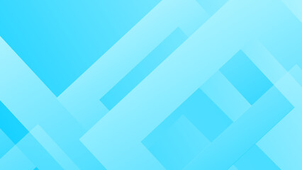 Fototapeta premium Rectangles shape of different sizes and shades of blue. Simple geometric background. Vector illustration.