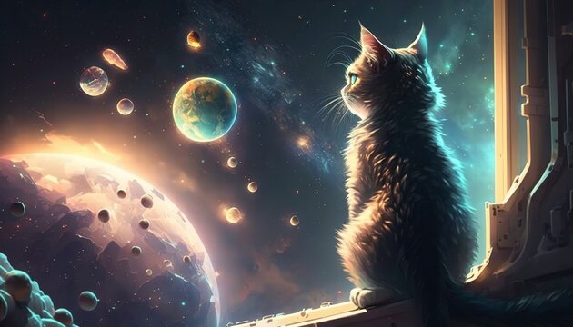 Space Cat Images – Browse 155,276 Stock Photos, Vectors, and Video