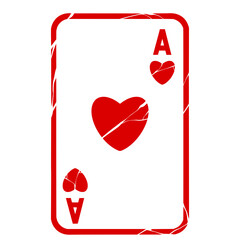 Playing card as illustration