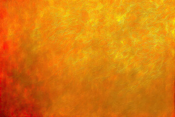 Texture: an abstract illustration orange and yellow background with a red border