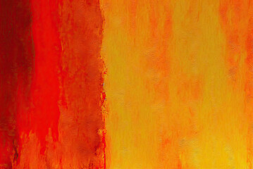 Texture: a painting of a yellow, orange and red background