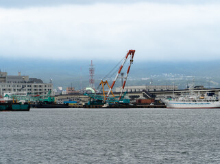 北海道函館　港の風景