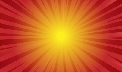 Obraz premium Abstract Yellow Sun Ray Background Design