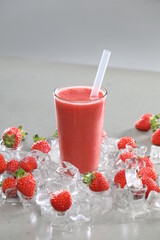 strawberry smoothie