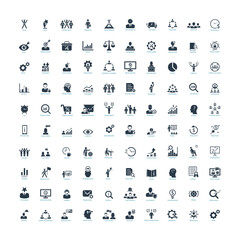 Business icon minimal symbols