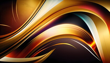 Abstract background with glowing lines, Colorful Iridescent gradient digital art for banner background