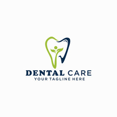 Collection of dental logo designs dentist logo dental clinic logo template dental vector logo