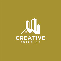 Vector dream house and building construction logo architect vector, modern, home contractor